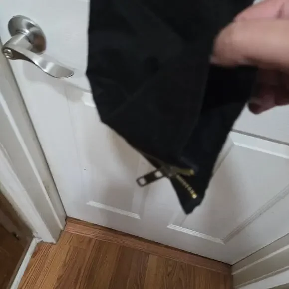 J brand pants womens size 25 black ankle zip modern moto skinny pant - Picture 7 of 7